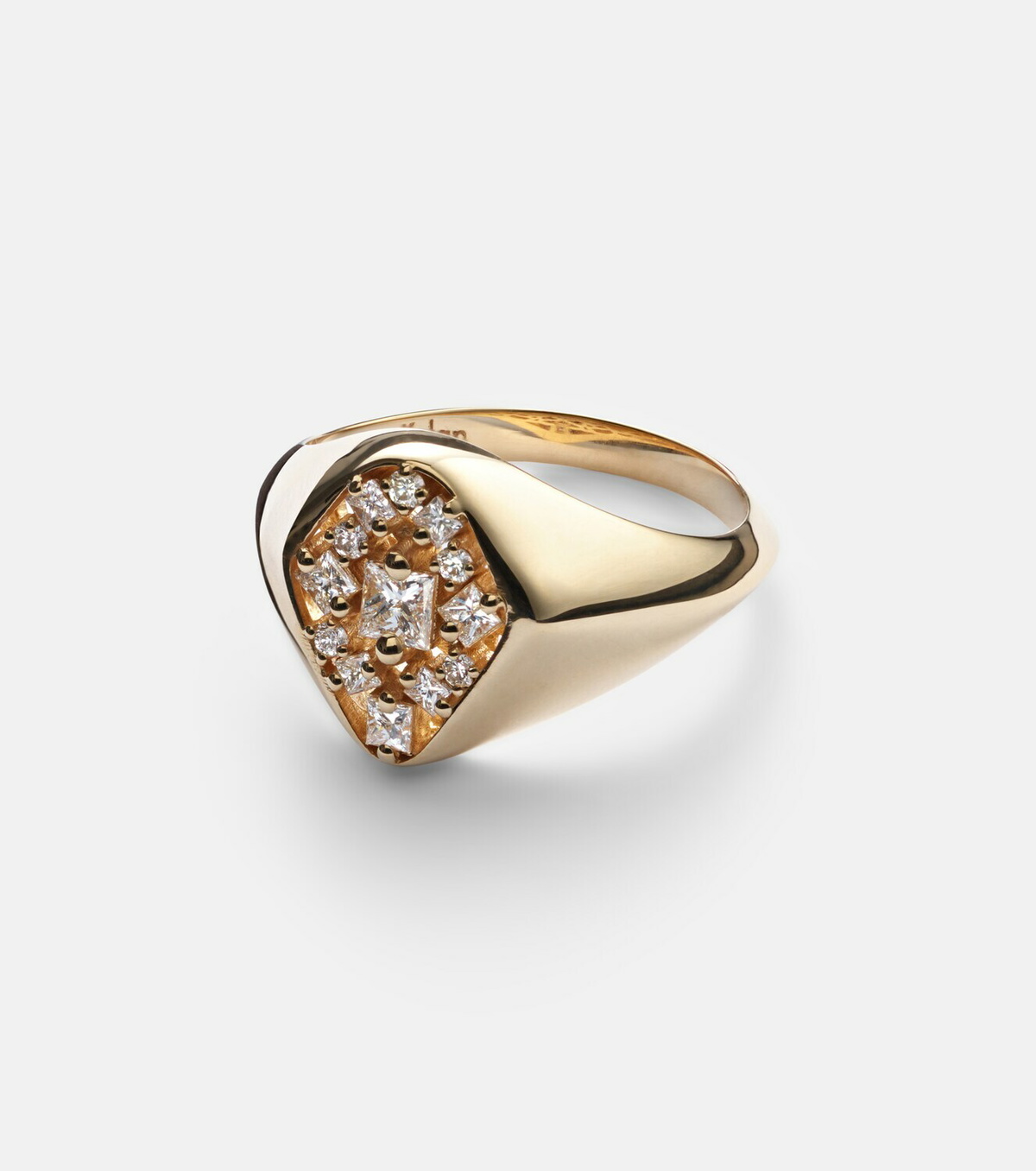 Suzanne Kalan La Fantaisie 18kt gold ring with diamonds