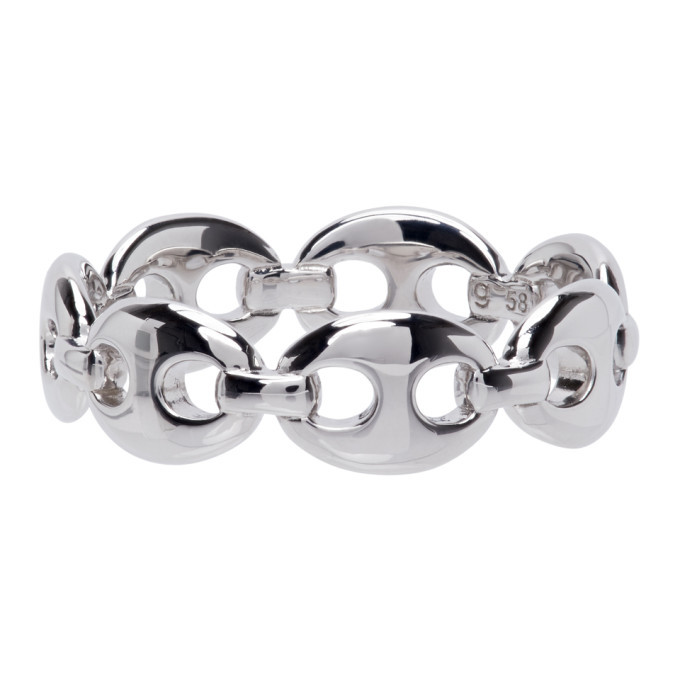 Tom Wood Silver Bean Ring Tom Wood