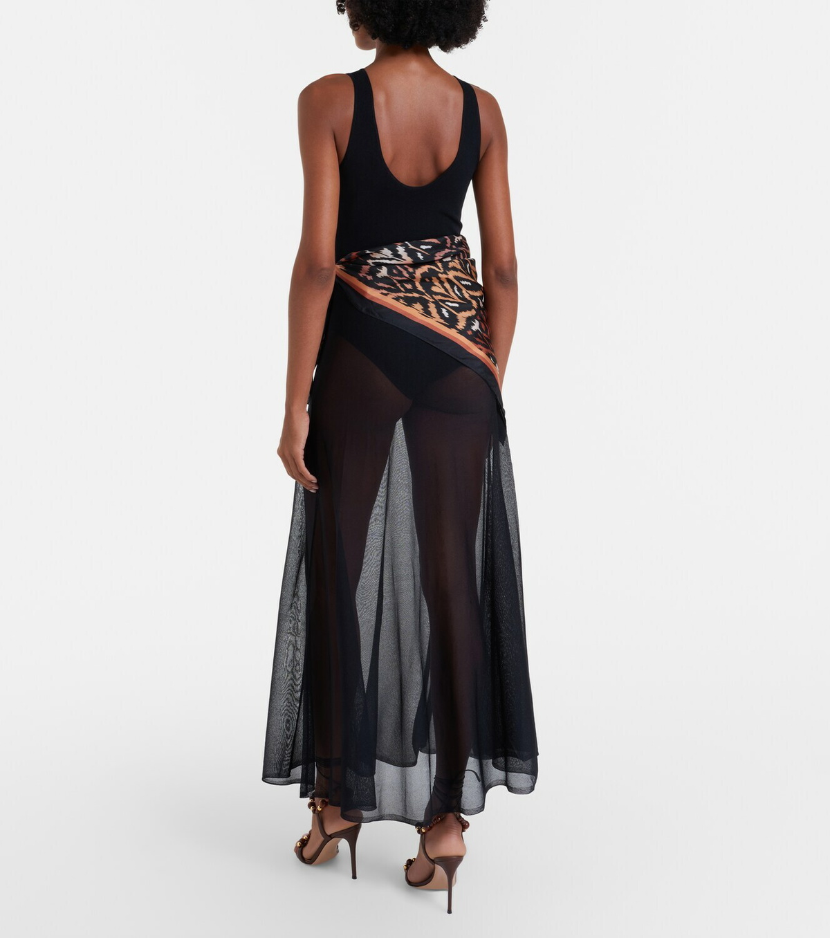 Zimmermann Aster scarf-detail maxi dress