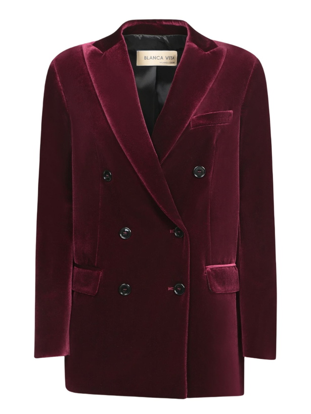 Photo: C.P. Company Burgundy Velvet Jacket