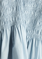 Faithfull The Brand Baia Cotton Maxi Skirt Light Blue