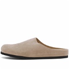 Woman by Common Projects Women's Suede Clog in Taupe