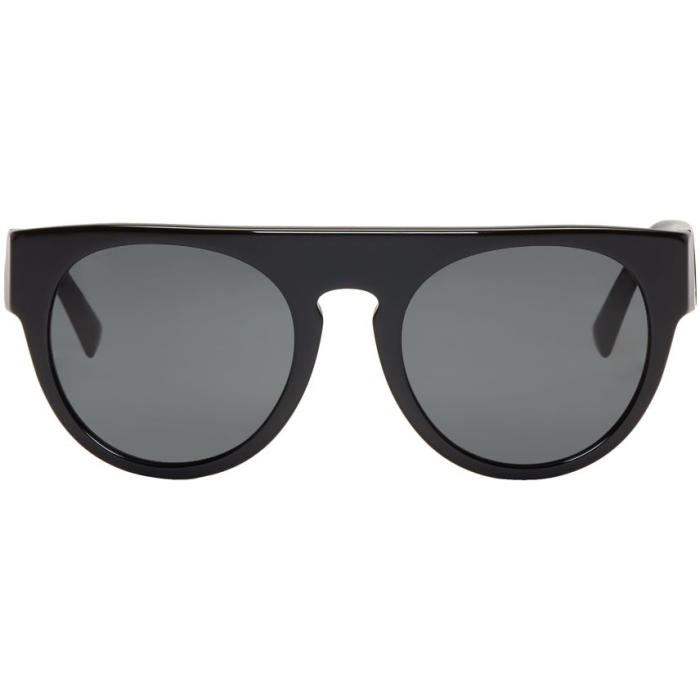 Photo: Versace Black Rock Greca Sunglasses