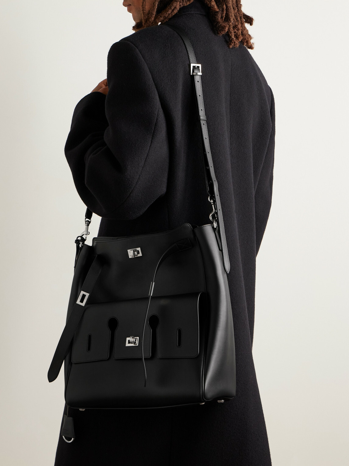 Balenciaga - Bel Air Leather Messenger Bag