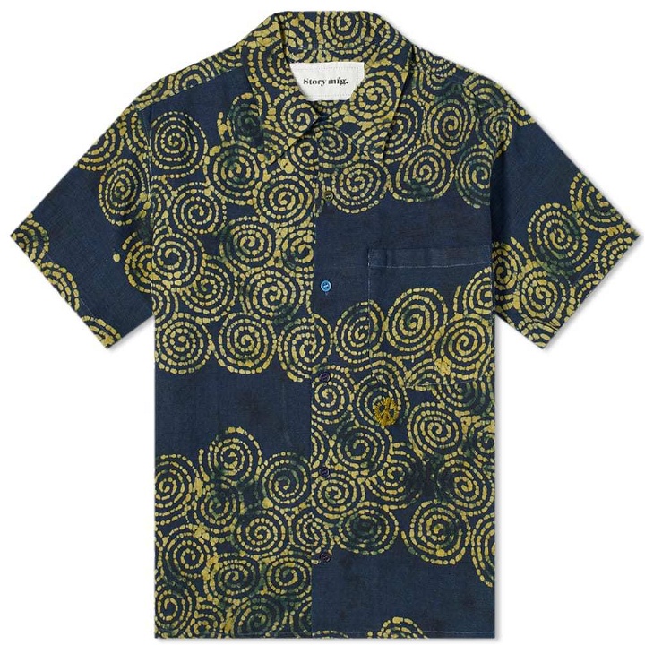 Photo: Story mfg. Short Sleeve Spiral Batik Shore Shirt