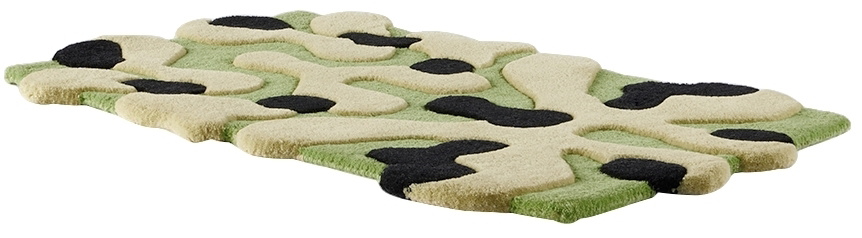 Mush Studios SSENSE Exclusive Green Small Blot Rug