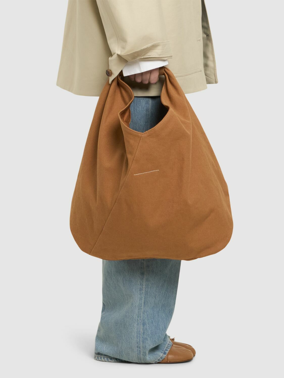 MM6 MAISON MARGIELA Japanese Draped Soft Cotton Bag MM6