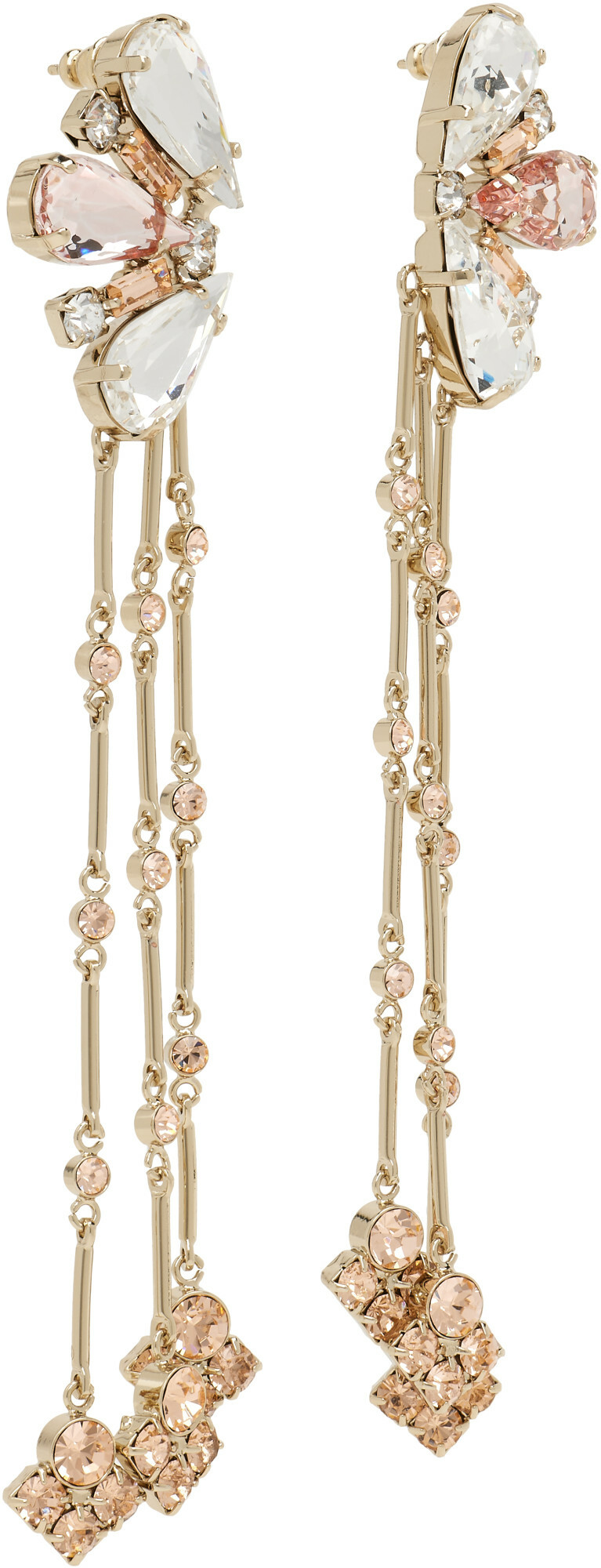 Rabanne Strass Jewel Earrings