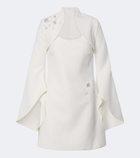 Safiyaa Bridal Fran embellished crêpe minidress
