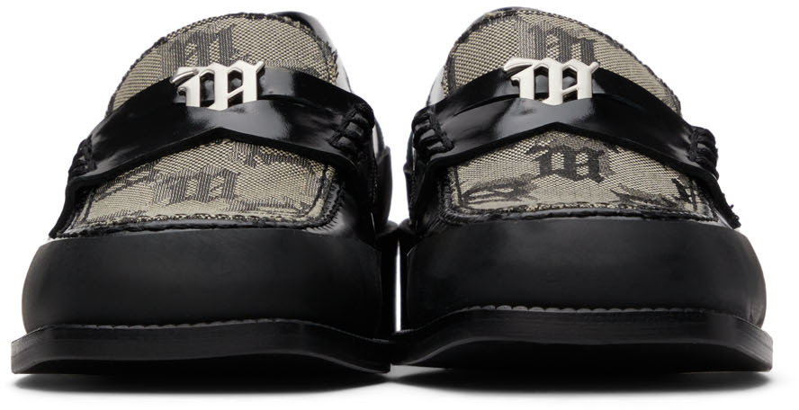 MISBHV Jacquard Monogram Loafers - Black