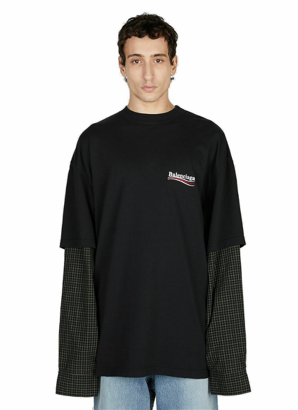 Photo: Balenciaga - Layered T-Shirt in Black