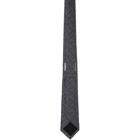 Burberry Grey Manston Monogram Tie