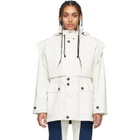 GR-Uniforma White Faux-Leather Fireman Coat