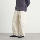 Story mfg. Men's Hand Applique Lush Pants in Ecru Zig Zag