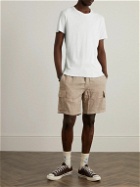 Frescobol Carioca - Lucio Cotton and Linen-Blend Jersey T-Shirt - Gray