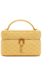 Saint Laurent Gaby Mini Quilted Leather top Handle bag - Yellow - One Size