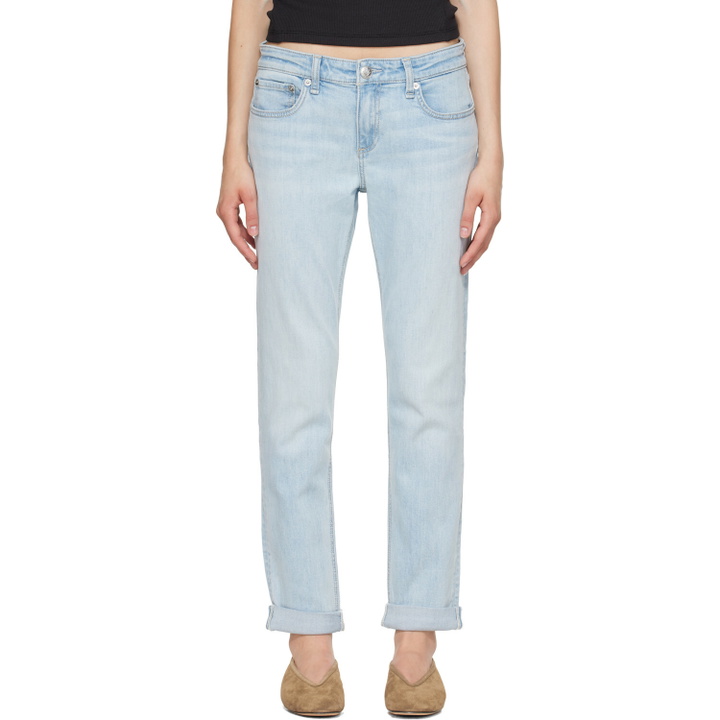 Photo: rag & bone Blue Dre Slim Boyfriend Jeans