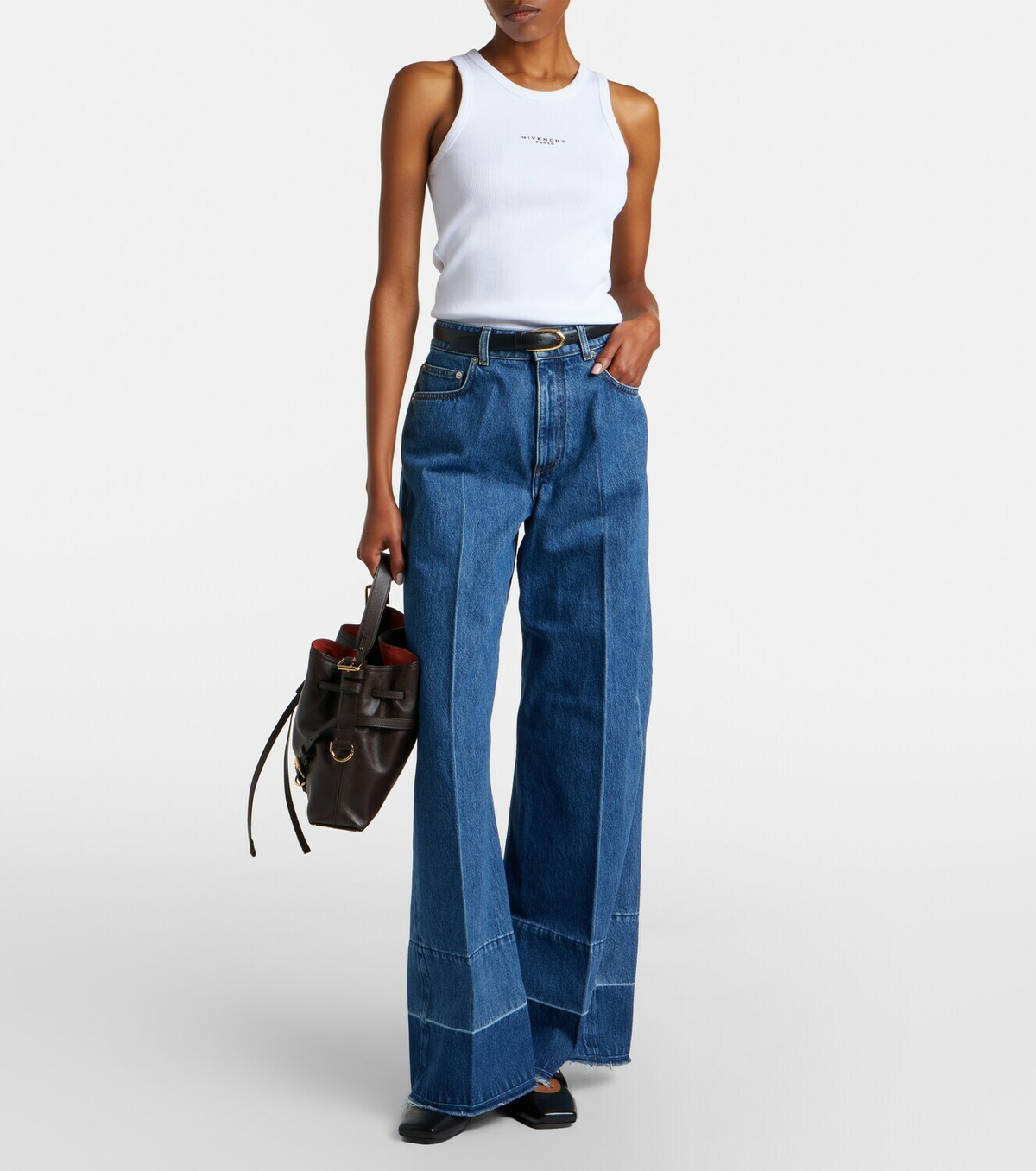 Givenchy Voyou Bucket Small leather shoulder bag