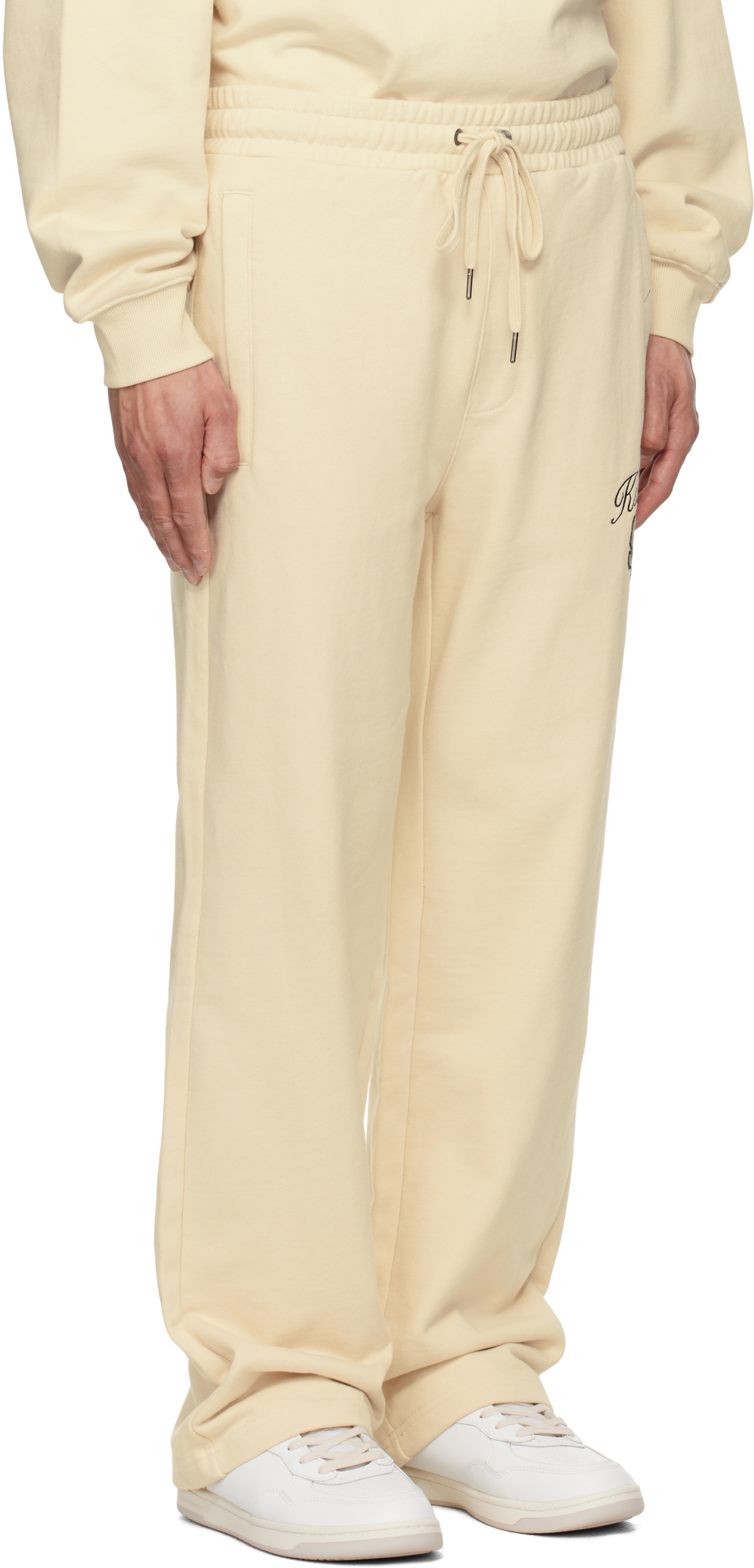 Ksubi Beige Playoff Synthesis Sweatpants