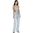 Diesel Taupe T-DYVYNY Top
