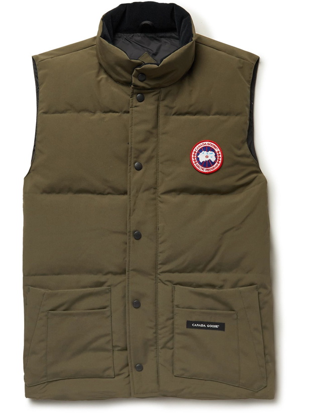 Photo: Canada Goose - Slim-Fit Freestyle Crew Quilted Arctic Tech Down Gilet - Green