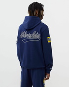 Mitchell & Ness Champ City Fleece Hoody   University Of Michigan Blue - Mens - Hoodies/Team Sweats