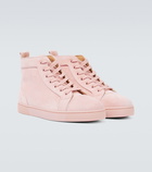 Christian Louboutin - Louis suede high-top sneakers