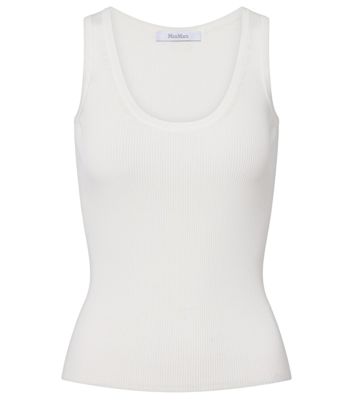 Photo: Max Mara Ribbed-knit jersey tank top