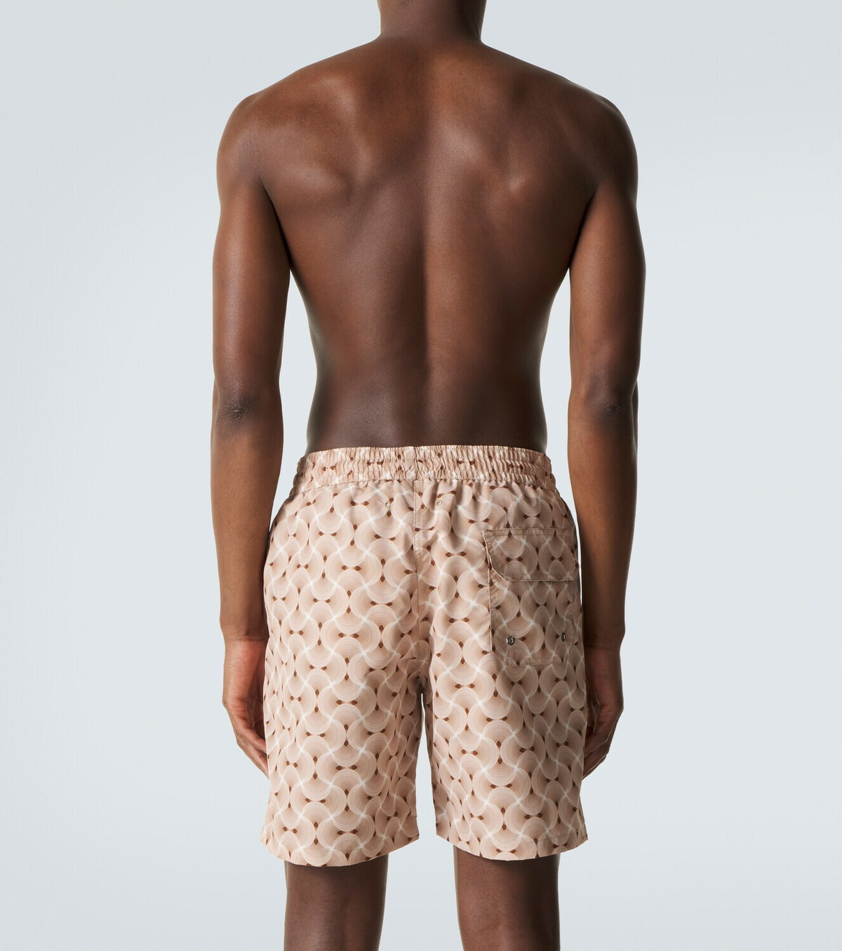 Frescobol Carioca Santos printed swim trunks