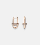 Pomellato Iconica 18kt rose gold earrings with diamonds