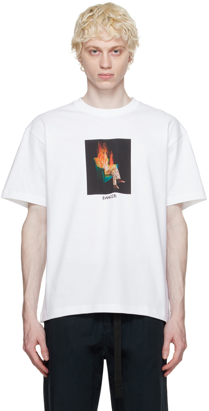 DANCER White Burning T-Shirt