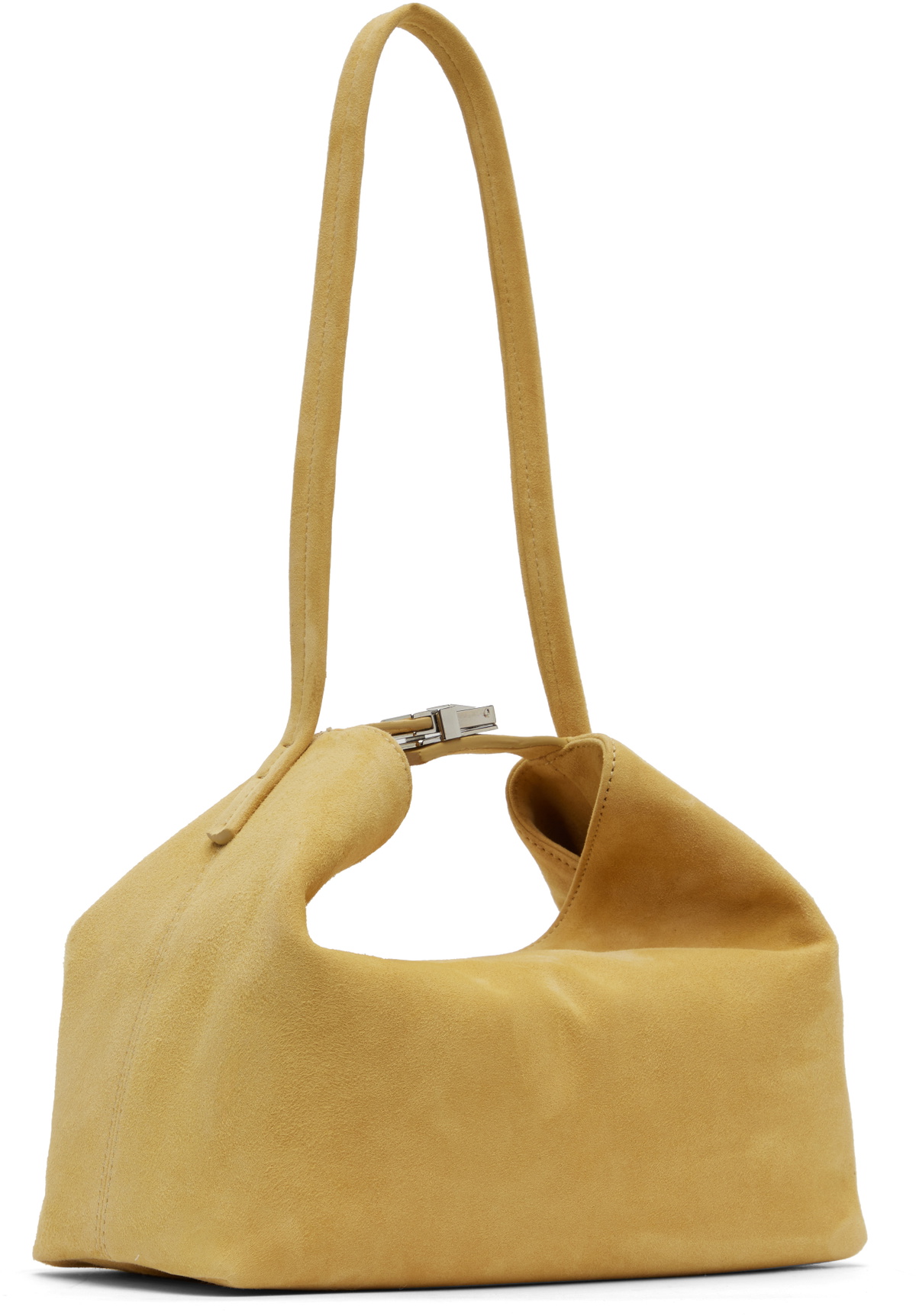 BY FAR Beige Bea Kid Suede Leather Bag By Far
