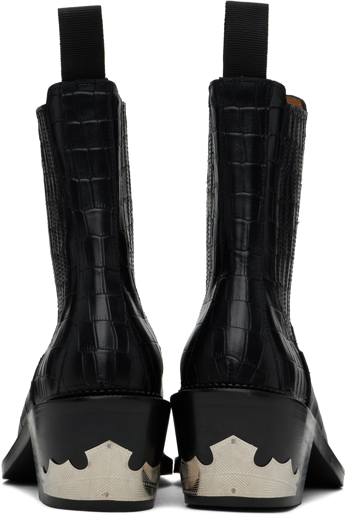 Toga Virilis SSENSE Exclusive Black Chelsea Boots
