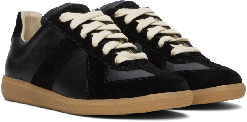 Maison Margiela Black Replica Sneakers Maison Margiela