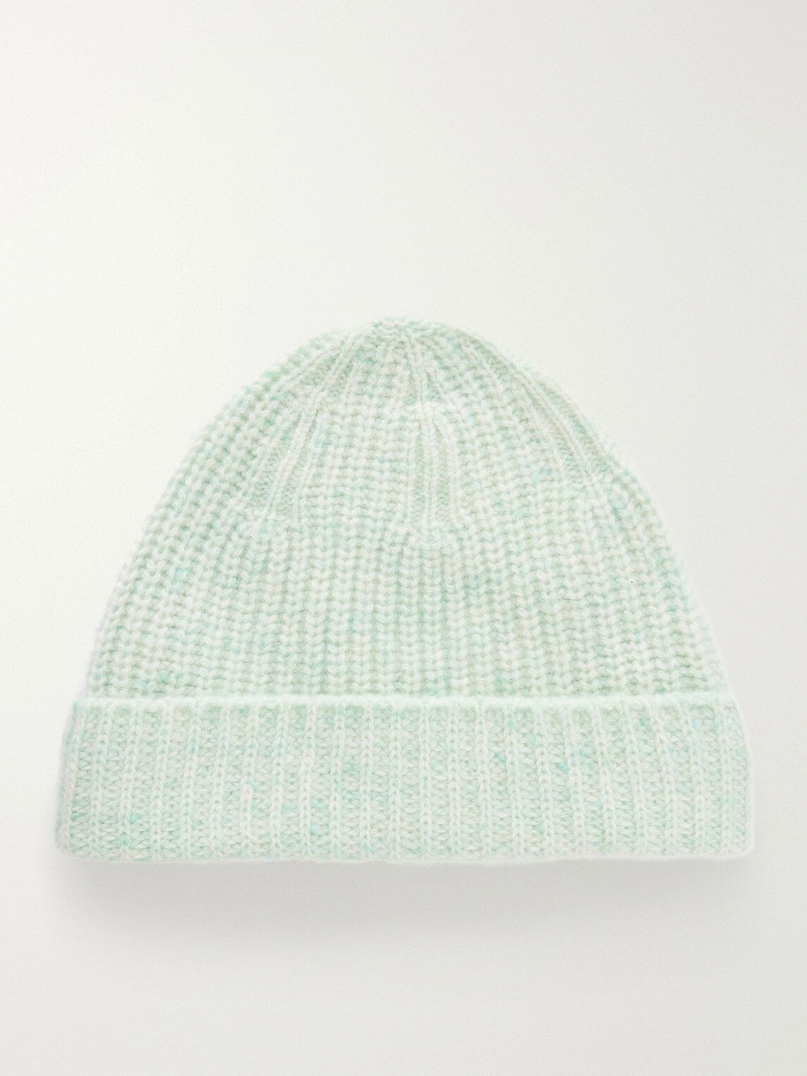 Auralee - Ribbed Cashmere Beanie - Green