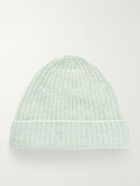 Auralee - Ribbed Cashmere Beanie - Green
