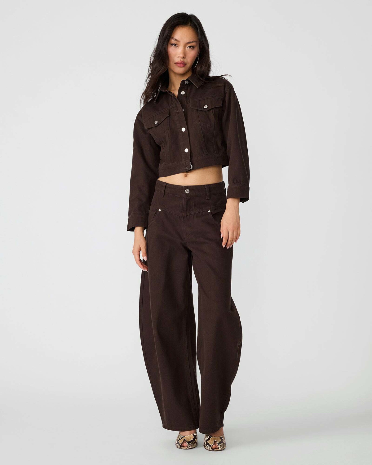 Steve Madden Dove Jacket in Espresso