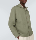 Brunello Cucinelli Linen and cotton overshirt