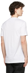 Versace White Cut Out Monogram Logo T-Shirt