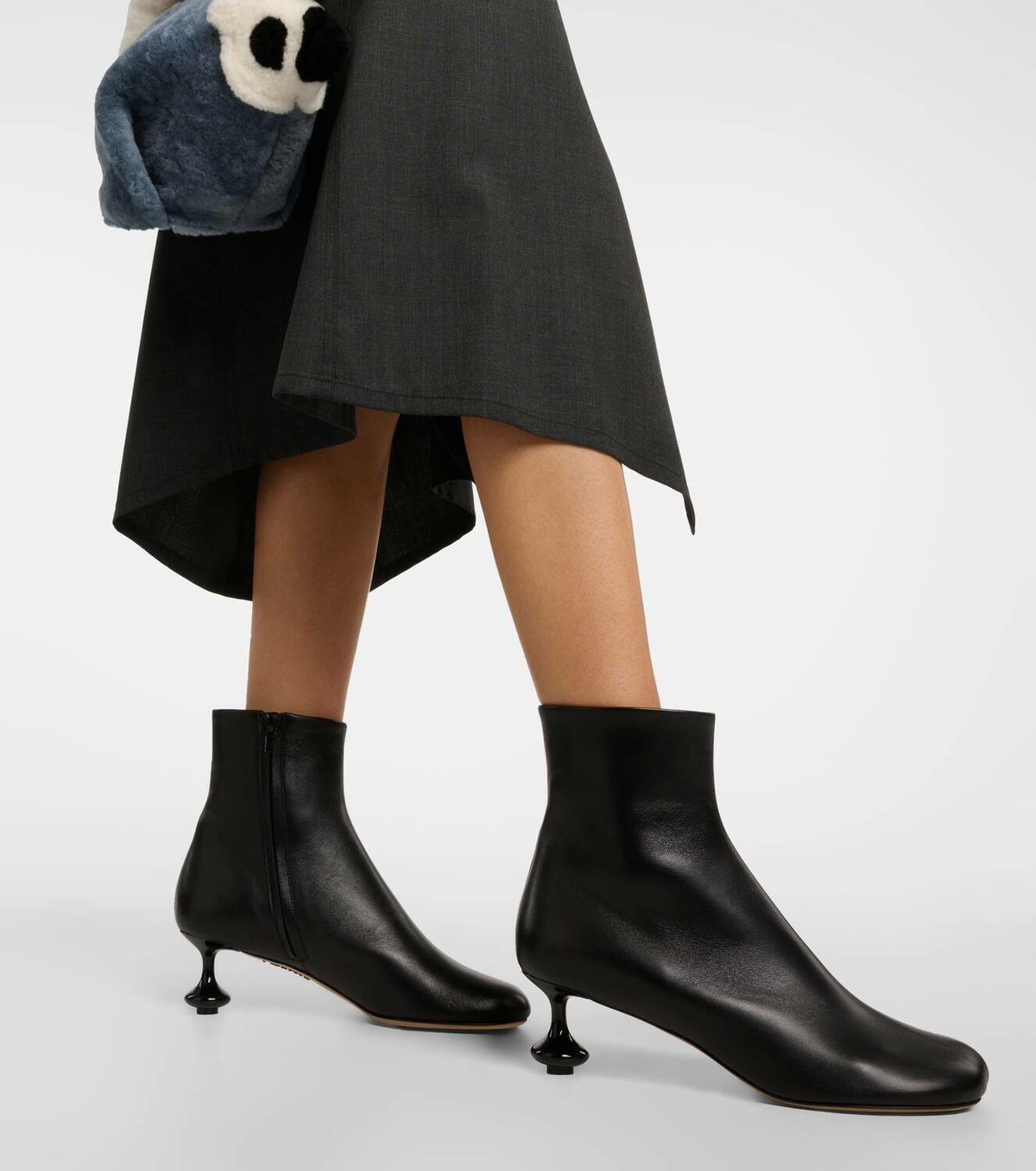 【LOEWE・ロエベ】 HEEL ANKLE BOOTS LOEWE Toy leather ankle boots | NET-A-PORTER