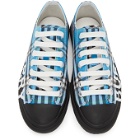 Burberry Blue Check Larkhall Sneakers