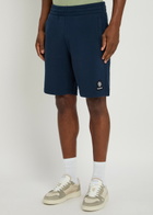 Sandbanks Badge Logo Cotton Shorts Navy