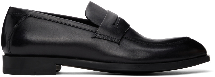 Ermenegildo Zegna Black Siena Flex Loafers Ermenegildo Zegna display picture 1