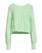 Free People Womens Sweater Light in Green