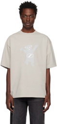 We11done Gray Teddy T-Shirt