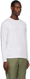 Vince White Linen Sweater