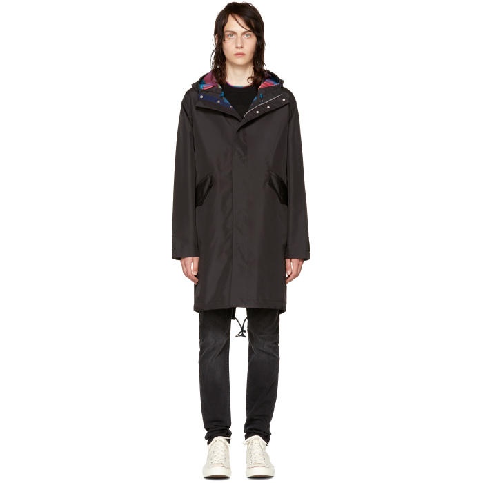 Photo: PS by Paul Smith Black Hooded Parka