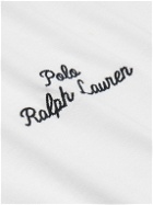 Polo Ralph Lauren - Logo-Embroidered Cotton-Jersey T-Shirt - White