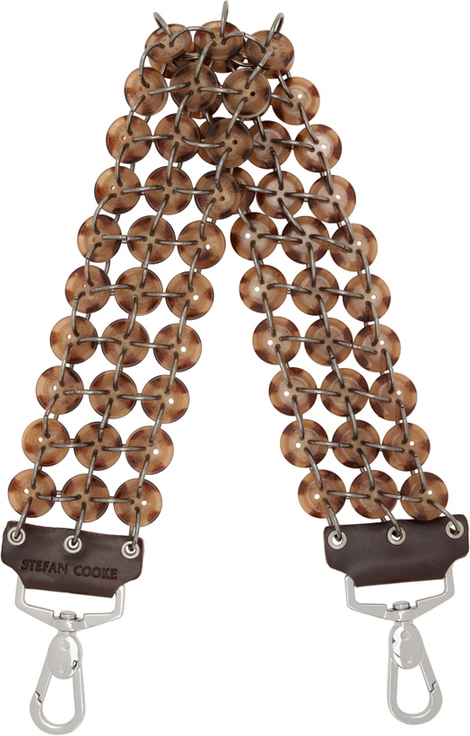 Photo: Stefan Cooke Brown Short Button Bag Strap