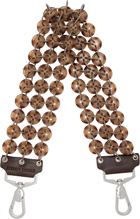 Stefan Cooke Brown Short Button Bag Strap